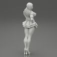 GIRL-08.jpg Fichier 3D Belle femme sexy en tenue de soubrette posant Modèle d'impression 3D・Objet pour imprimante 3D à télécharger, 3DGeshaft