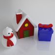 GiftPack.jpg Fichier STL Pack décoration pour Noël・Plan à imprimer en 3D à télécharger