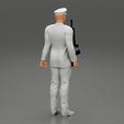 Girl-0004.jpg 3D file Naval reserve officer standing holding gun・3D printer model to download