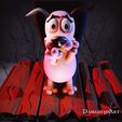 Coraje-02.jpg Courage The Cowardly Dog Character Sculpture 3D STL - Coraje El Perro Cobarde FanArt 3D STL