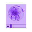 14-Mount Shasta-California - Portapluma.stl Mount Shasta - California - USA - Circular - Plate - Base for Pens