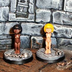 gnomeprisonner1.jpg Archivo STL gratis Prisionera gnoma・Modelo para descargar y imprimir en 3D