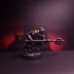 20231203_200824.jpg The Lawbringer - Pose 02 - Héroe para el juego de mesa inspirado en Darkest Dungeon
