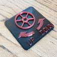 20221207_111053.jpg Bed Level Wheel Direction Reminder CR10 Ender 3 2 S1 Smart Pro Prusa Anycubic