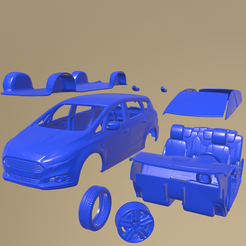 b08_005.png STL-Datei Ford S Max 2015 PRINTABLE CAR IN SEPARATEN TEILEN・3D-druckbares Modell zum Herunterladen