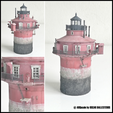 Craighill-Channel-Lighthouse-5.png CRAIGHILL CHANNEL LIGHT - N (1/160) SCALE MODEL LANDMARK
