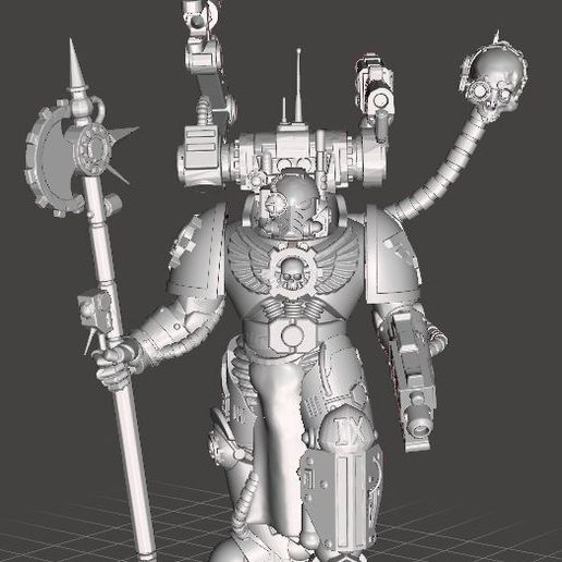 🎲 Dark Angels - Techmarine・Free STL File for 3D printing・Cults