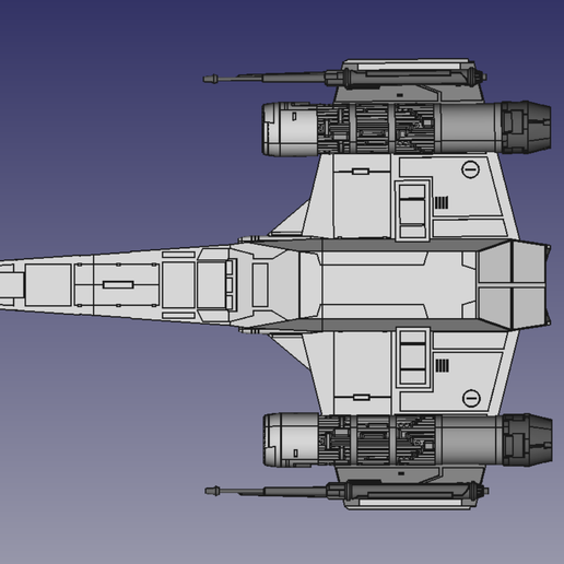 🚢 E-wing starfighter 3.75