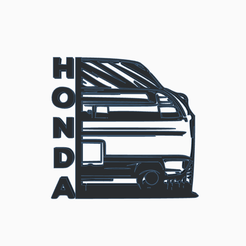 Honda-NSX-REAR-1.png Free STL file Honda NSX Rear 2D・3D print object to download