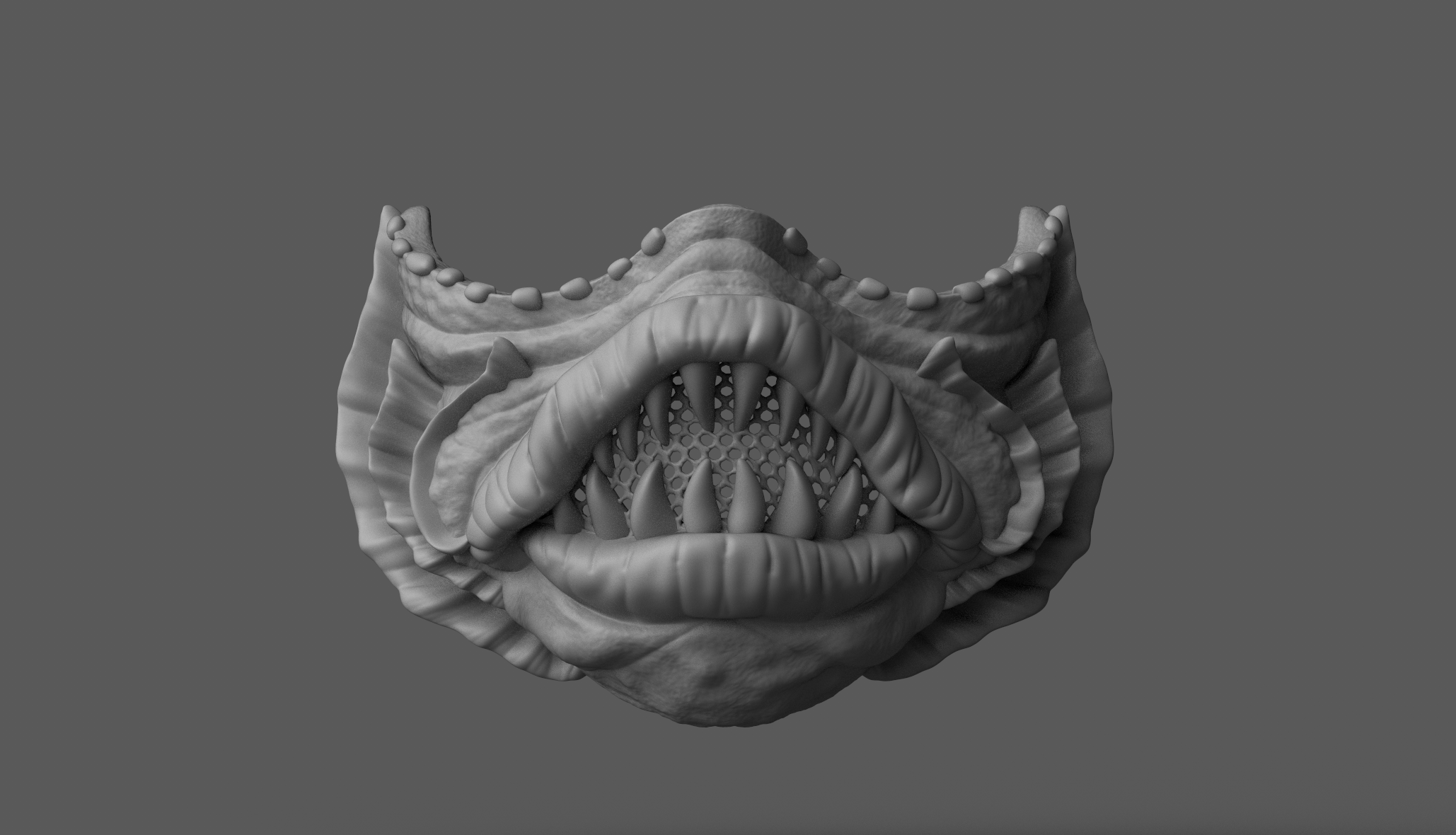 1.png Télécharger fichier STL Masque de créature des marais • Objet pour impression 3D, Wekster