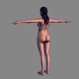10.jpg Animated Naked Elf Woman-Rigged 3d game character Low-poly 3D model