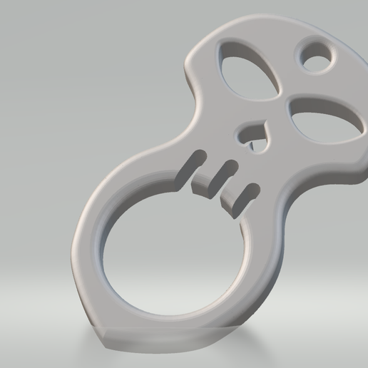 American Fist Skeleton 3D model