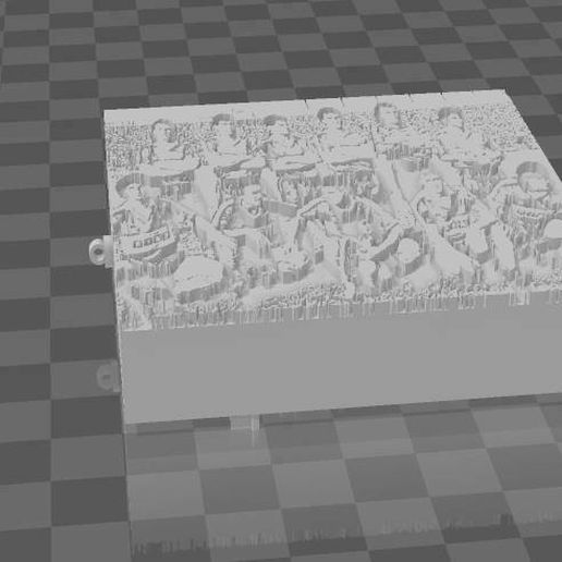 Boca jrs team key ring 1991 3D model