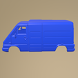 a017.png RENAULT MASTER PANEL VAN 1980 PRINTABLE VAN IN SEPARATE PARTS