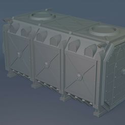 new crate1.jpg STL file Wargaming Cargo Crate・3D print design to download