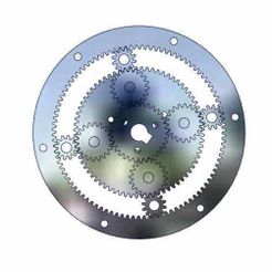 ravigneaux gear 1.jpg STL-Datei Ravigneaux gear set-planetary gear system・Design zum Herunterladen und 3D-Drucken