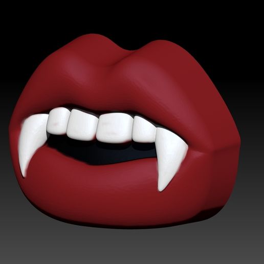 Vampire lips VACUUM - BATH BUBBLE, SOLID SHAMPOO - 3D model önizlemesi