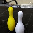 PREMIUM VERSION After printing you could paint the different parts. BOWLING PIN - 3 VERSIONS + BALL