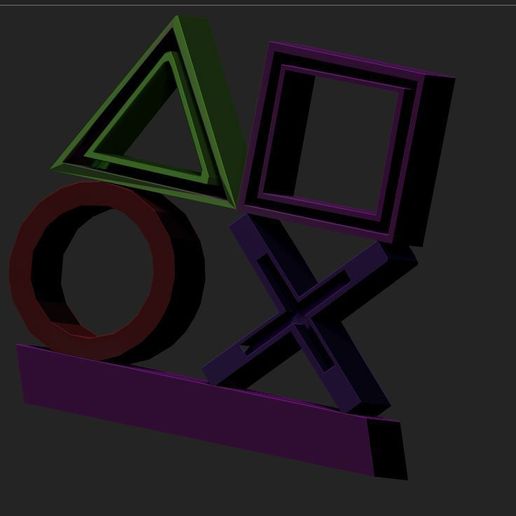 🎲 icons light ps4・Free 3D File for ・Cults
