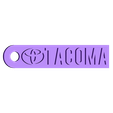 Tacoma.stl Porte-clés Toyota ( Un porte-clés pour chaque modèle )
