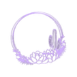 cactus-wreath.stl Cactus Wreath