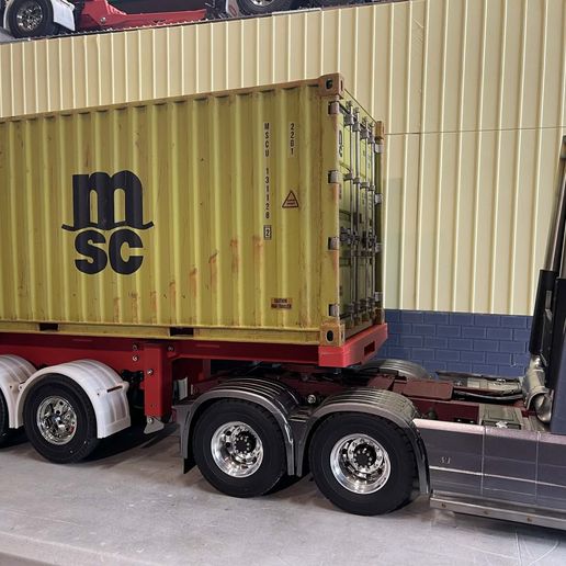 1/14 Semi Truck 20ft Container Skelly Trailer Chassis