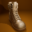 5.png Urban Steampunk Boot – 3D Printable Shoe Model