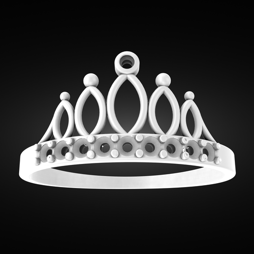 Crown ring 3D model