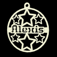 Alexis.png US Names Christmas Xmas Decoration