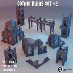 Gothic-Ruins-Set-2.jpg Gothic Ruins Set #2 - Print-in-place