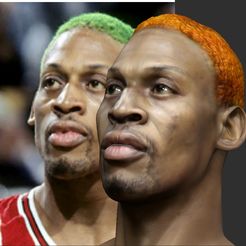 Cover.jpg Archivo 3D NBA Dennis Rodman busto・Modelo de impresión 3D para descargar