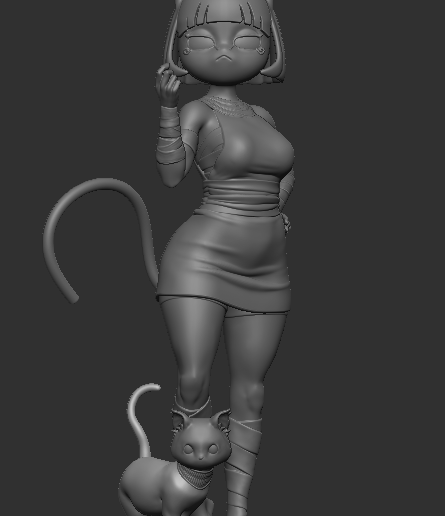 Preview12.png Ankha Animal Crossing 3D-Druck Modell