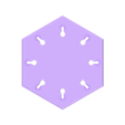 Ende_2S.stl Hexagon LED panel
