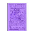 wanted poster sogeking.stl sogeking wanted poster - one piece