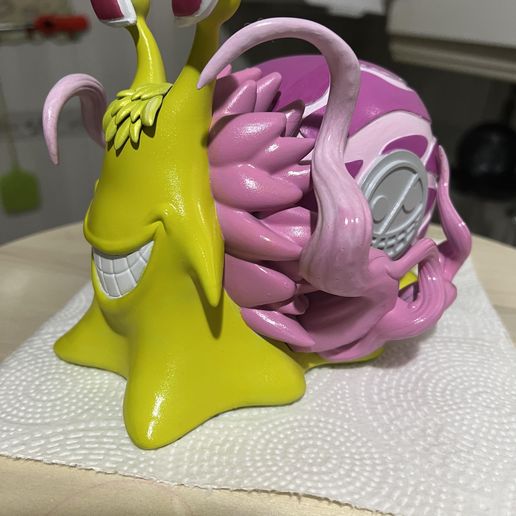 printed.jpg Doflamingo Den Den Mushi – One Piece 3D Print Model