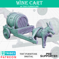 WineCart_MMF.png STL-Datei Weinwagen・3D-druckbares Modell zum Herunterladen