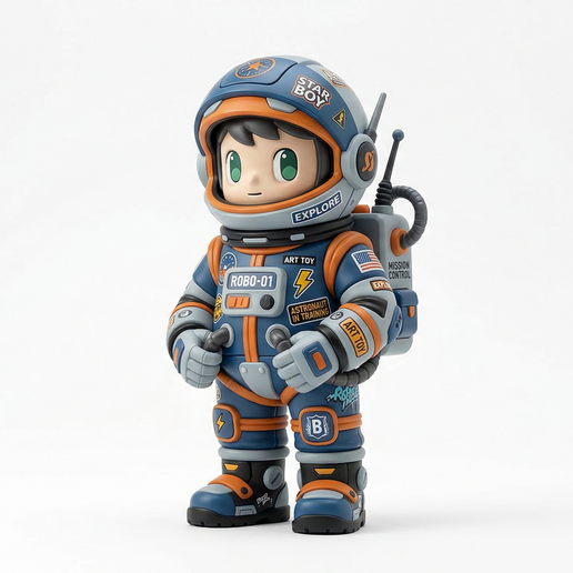 Star Boy - Little Astronaut Explorer (Detailed Art Toy)