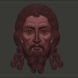 Savior-not-made-by-hands-3D-model-STL-wire-03.jpg Jesus Christ Face Bas-Relief STL for CNC