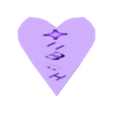 Te Amo Mucho Dual.stl TE AMO/MUCHO - Palabras Ópticas Dual Con Base De Corazón