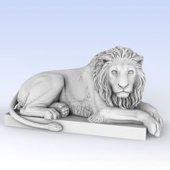 untitled.1545.jpg Fichier STL gratuit Lion・Plan imprimable en 3D à télécharger, Yehenii