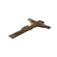 SKU-_04_angle_oak.png Crucifixión de Jesús - Relieve STL para talla en madera CNC y arte de impresión 3D