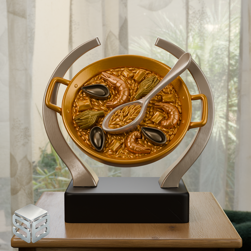 Rice cooking contest – Trophy for competitions [STL/3MF]