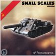 3.jpg Canon d'assaut SU-122M (version réduite) - Armée soviétique WW2 Second Monde Front de l'Est Ostfront RPG Mini Hobby