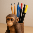 monkey-pen-holder.png Monkey Pencil Holder