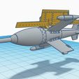 X4_Tinkercad2.jpg 1/40 Scale X-4 Ruhrstahl Air to Air Missile