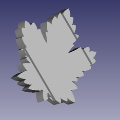Leaf.png STL file Skate Holder Maple Leaf・3D printer design to download