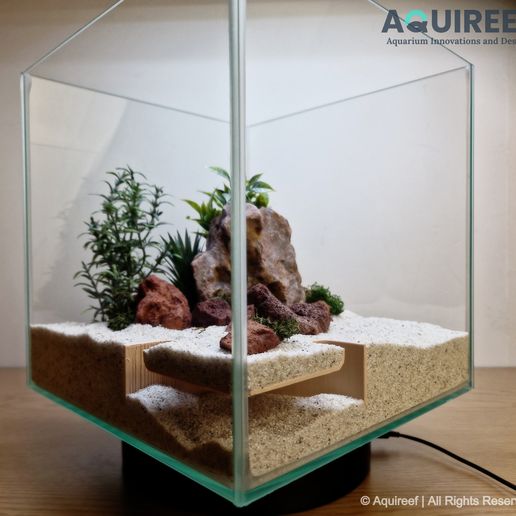 Bayloo-aquarium-terrarium-fish-hide-cave-decoration-3.jpg Bayloo 3D Printable Aquarium Cave - Fish Hide, Terrarium Decoration, Aquarium Safe, 3D Print File for Fish Tank