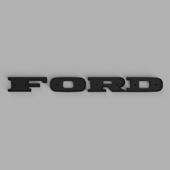 Ford.png STL file Ford Classic Letters・3D printing template to download, valentinobulgarelli67
