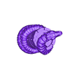 rook_dragon_worm_hollowed_drain_holes.stl STL file Dragon Chess! The Wyrm (The Rook)・3D printable design to download