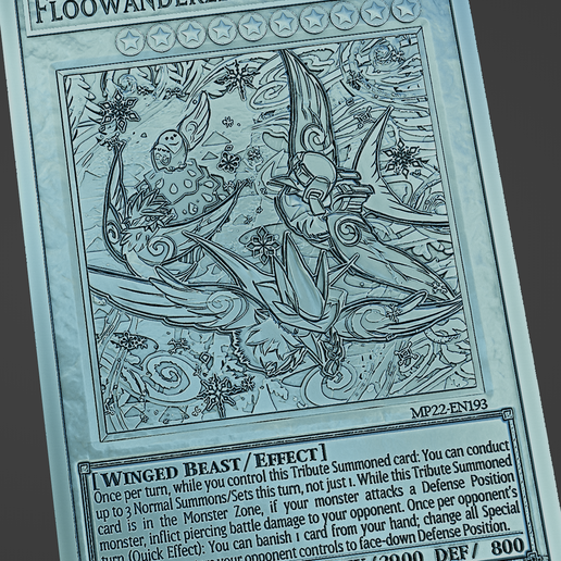 Floowandereeze & Snowl - yugioh STL File for 3D printingCults